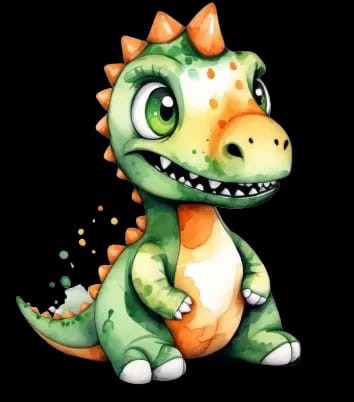 Webosaurus logotyp - en styliserad dinosaurie som representerar vårt varumärke för webbutveckling på Åland